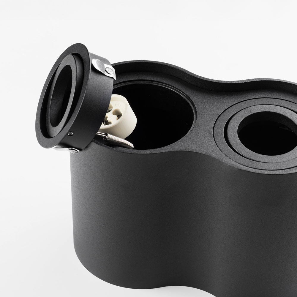 052027 Светильник BINOCO DUO HP16Х2 ЧЕРНЫЙ