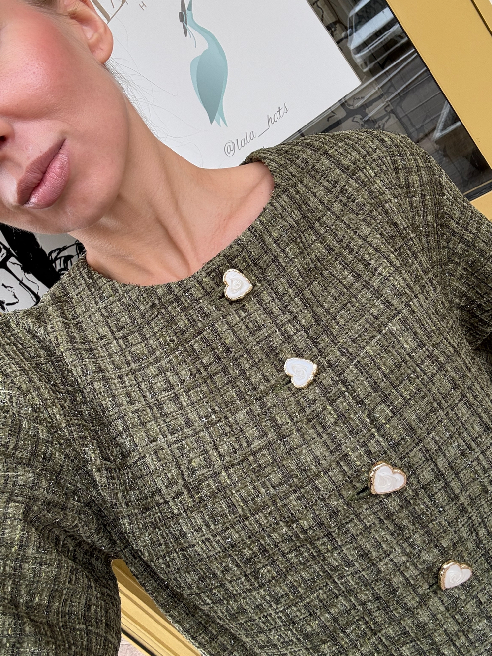 Жакет твид Олива