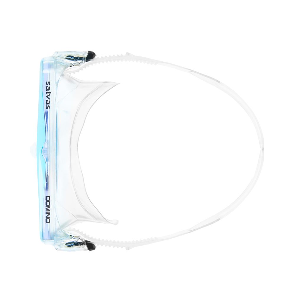 Маска для плавания SALVAS Domino Md Mask CA140C1TQSTH, размер Medium, голубая