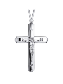 Крестик православный из серебра