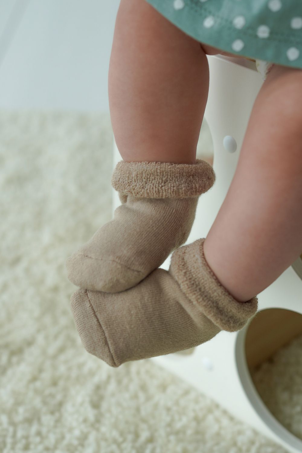 Носки махровые "Беж" 0+