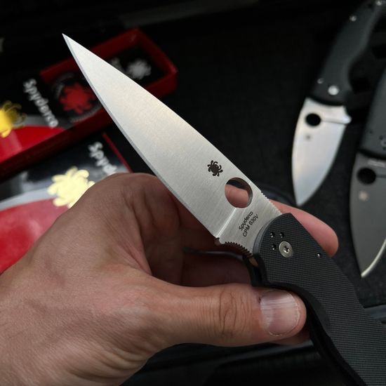 Складной нож Spyderco Native Chief C244GP c клинком из стали CPM-S30V, рукоять G10