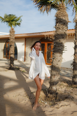 Рубашка реглан "Белый холст"