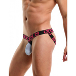 Мужские сексуальные трусики Fuck o'clock белые (XL)