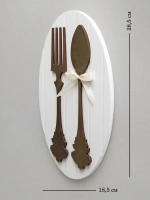 Панно на стену для кухни 18,5*28,5 см