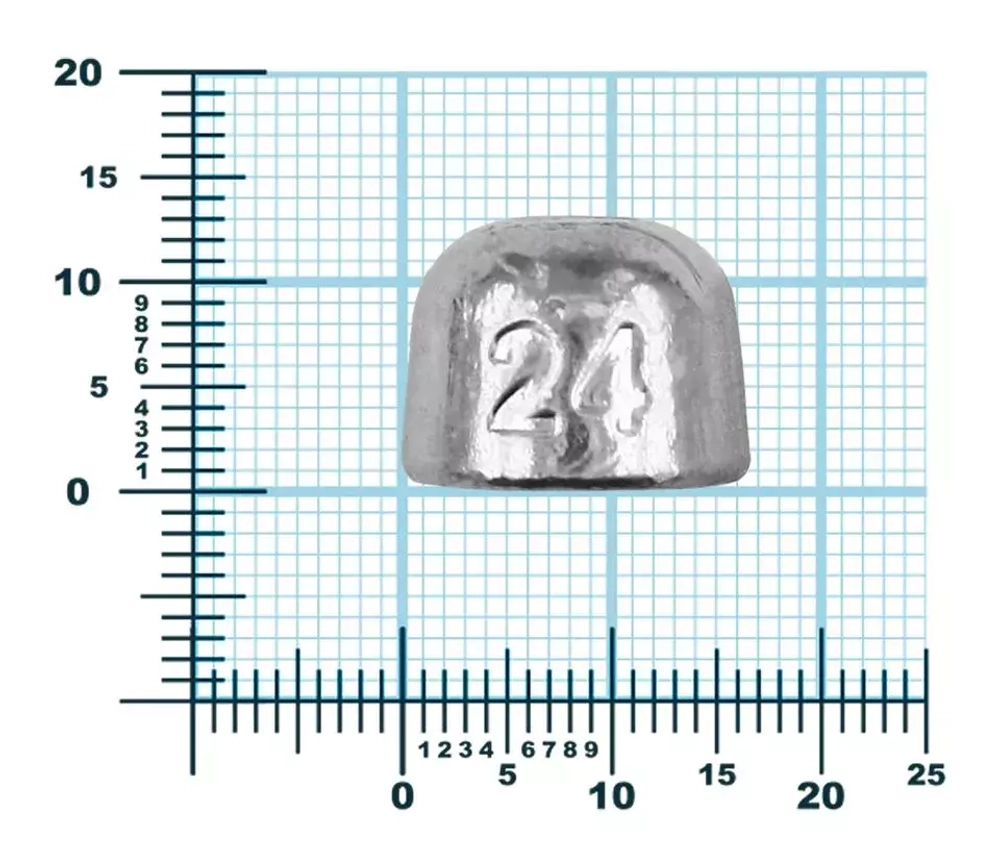 Груз "Пуля" для спиралей Jig Spring (3шт/уп)