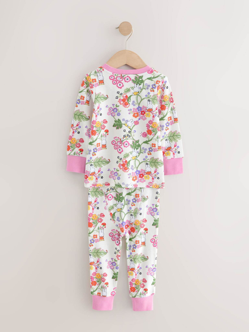 Пижама для девочки Next AH6-485, Белый, Розовый