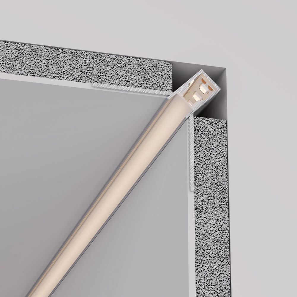 Профиль DECORE-S6-INT-COMFORT-2000 ANOD внутренний (Arlight, Алюминий) 043161