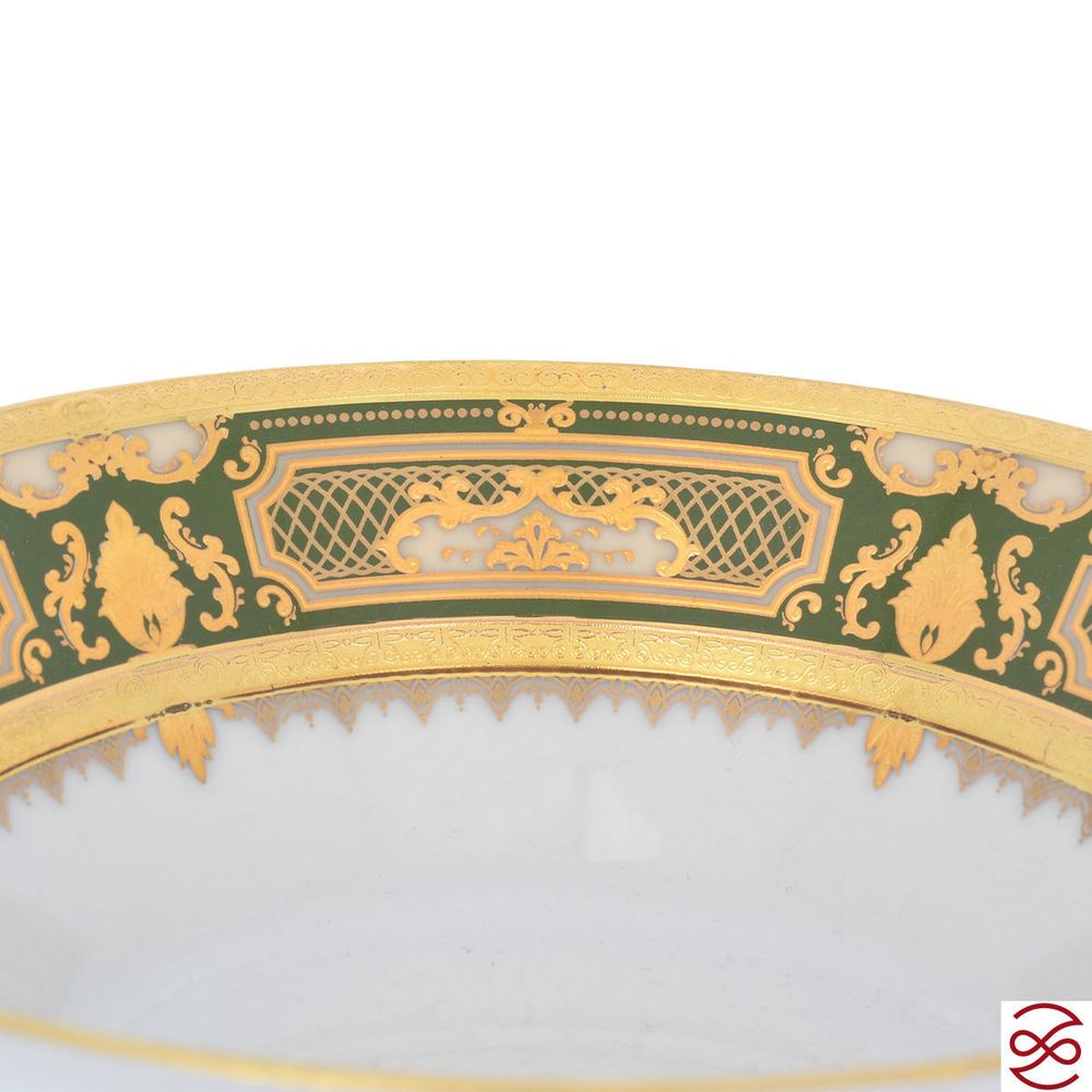 Набор салатников Falkenporzellan Donna Green gold 14 см (6 шт)