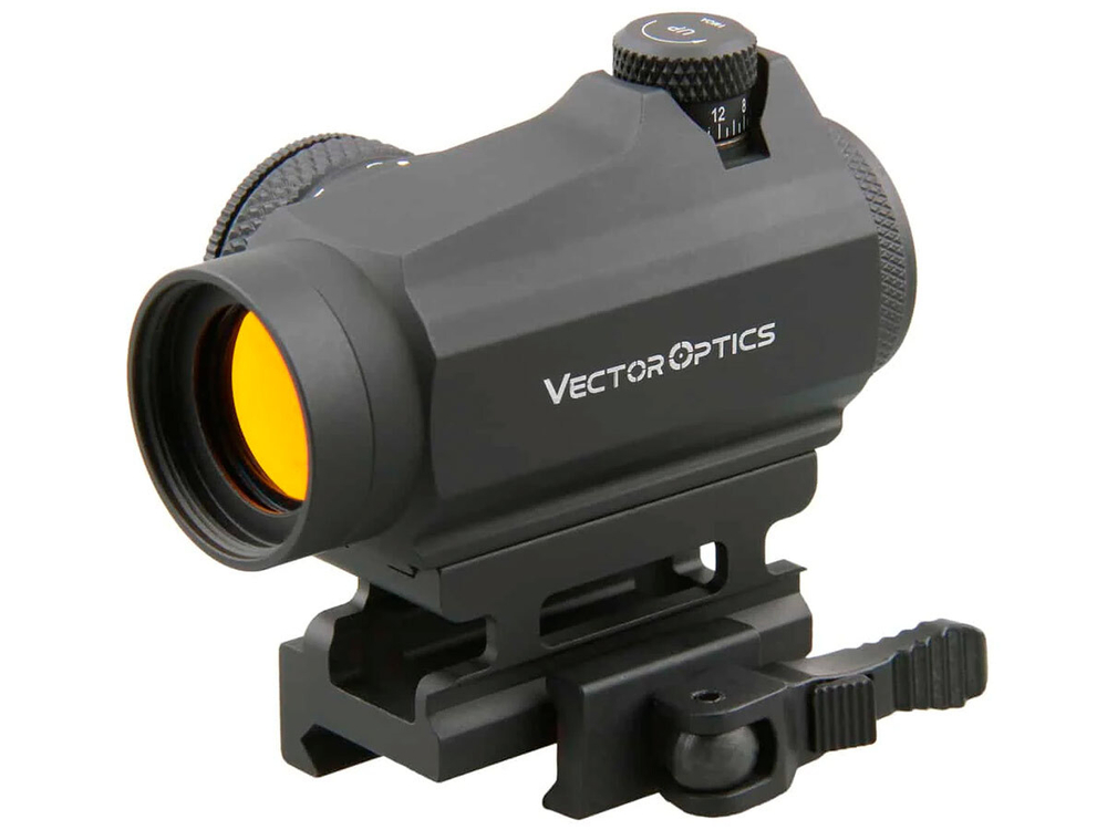 Коллиматор Vector Optics Maverick-II 1x22, закрытого типа, точка 3 МOA, красная, 10+1NV, на Weaver, IPХ4, 188г