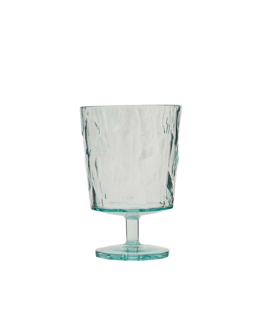 Zara Home бокал из пластика, цвет синий, 12 см
