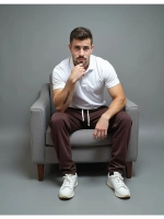 Штаны спортивные прямые брюки