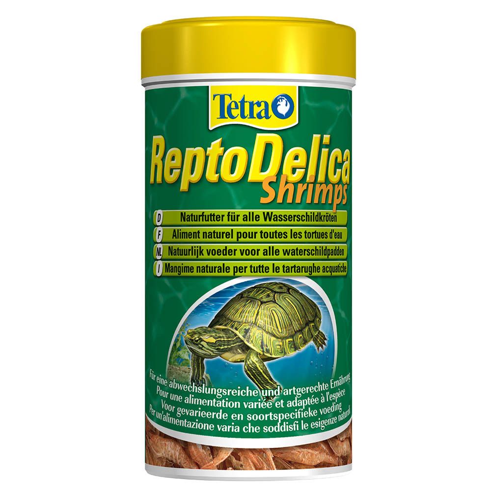 Tetra ReptoMin Delica Shrimps - лакомство для водных черепах (креветки)