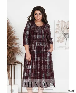 Платье 386-1-бордо Minova