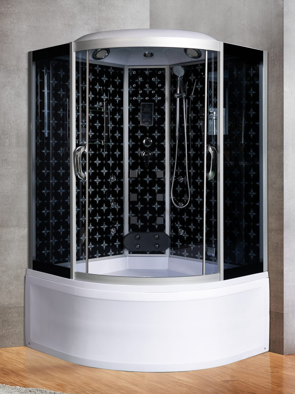 Душевая кабина RIVER TEMZA 135/135/55 ТН 135х135х220 10000001585 Универсальная Четверть круга