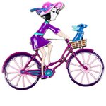 Брошь Shadore Велосипед XZ2294.11 V/S