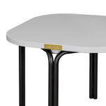 Столик кофейный ror, 50х50 см, черный/серый