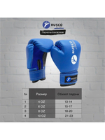 Перчатки боксерские Rusco Sport 4-6 OZ