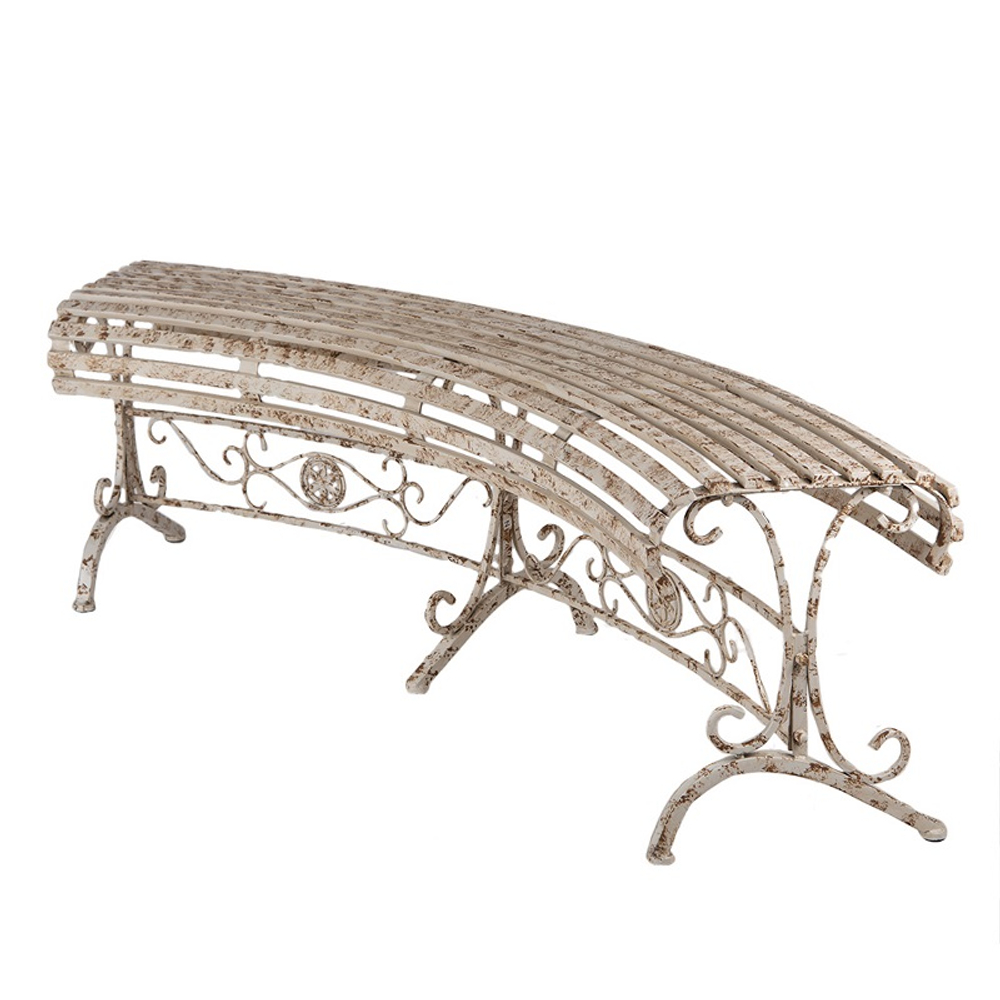 Скамейка садовая "Вердант" 157x55x48см Металл