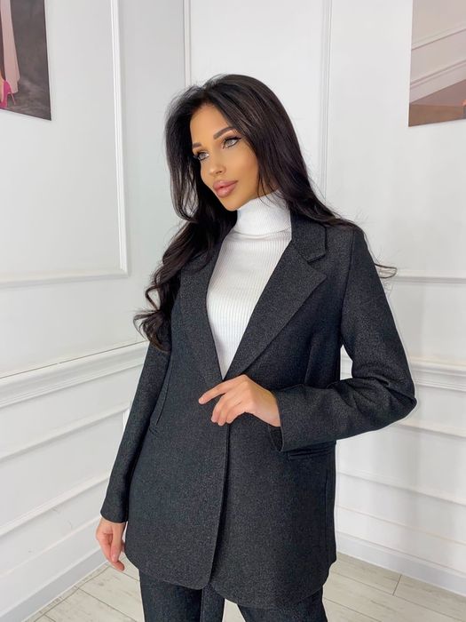 Пиджак из вискозы (темно-серый)