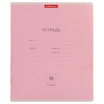 Тетрадь А5 18л,розовая "Классика" линия(Erich Krause) микс цветов (комплект 5 шт)