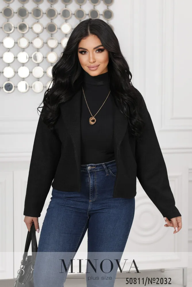 Пиджак 2032-черный Minova