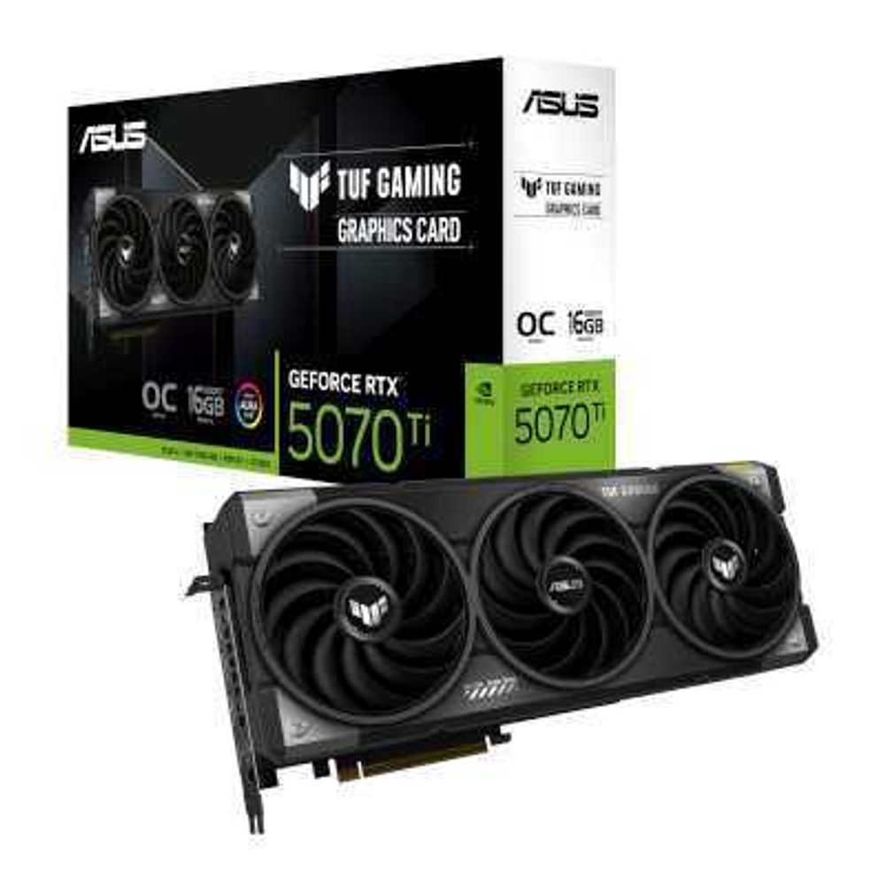 Видеокарта ASUS nVidia GeForce RTX 5070 Ti 16Gb TUF-RTX5070TI-O16G-GAMING