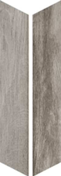 Rondine Vintage Cendre Chevron 7.5x40.7