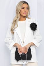 Пиджак льняной Мэрлин (белый) Б13254-7М LT Collection