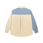 Сорочка Ymkashix Puff песочный/пыльно-синий