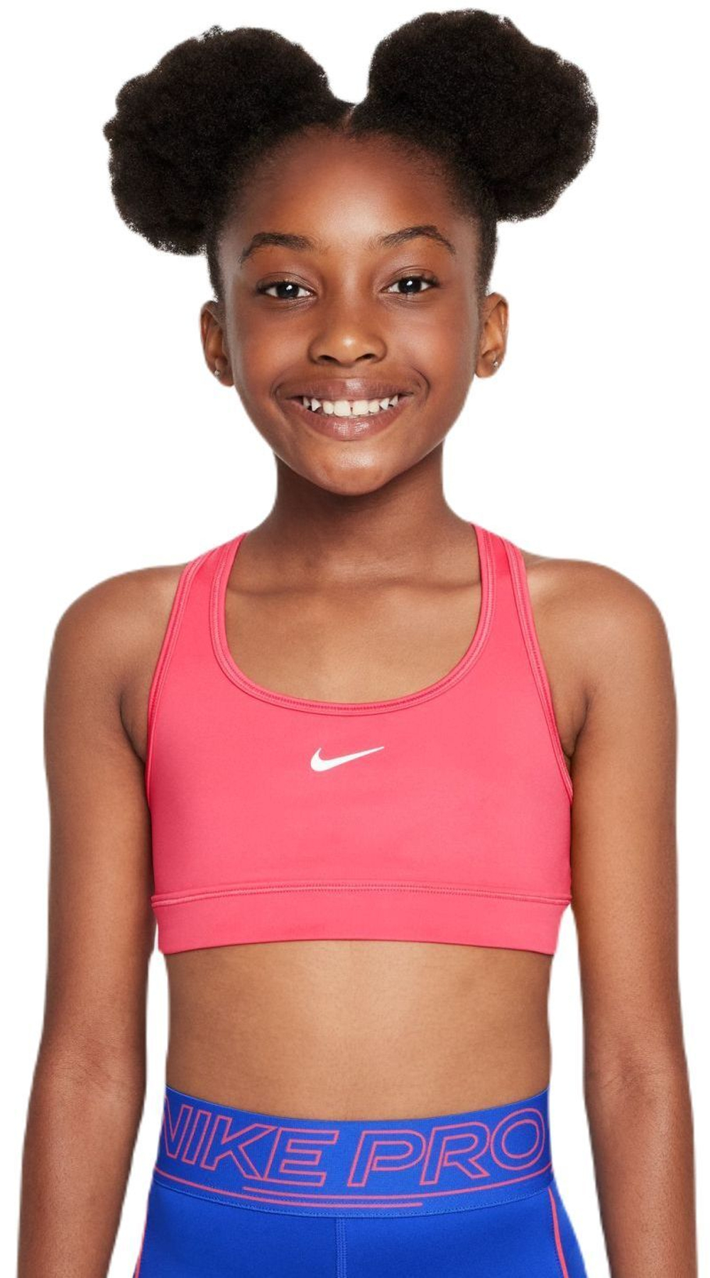 Топ для девочки теннисный Nike Girls Swoosh Sports - Розовый