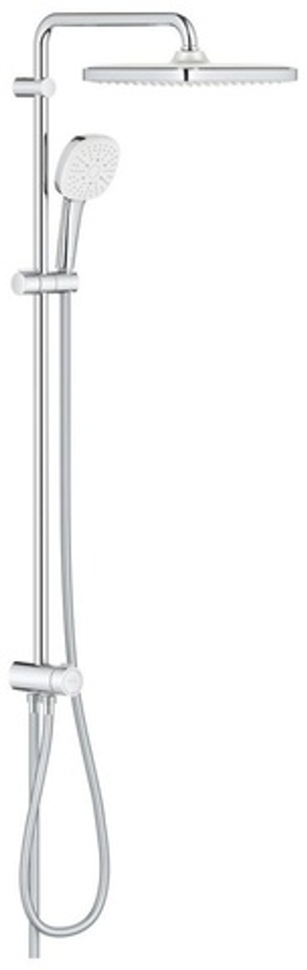 Душевая система GROHE Tempesta System 250 Cube наружного монтажа с переключателем, хром (26694001)