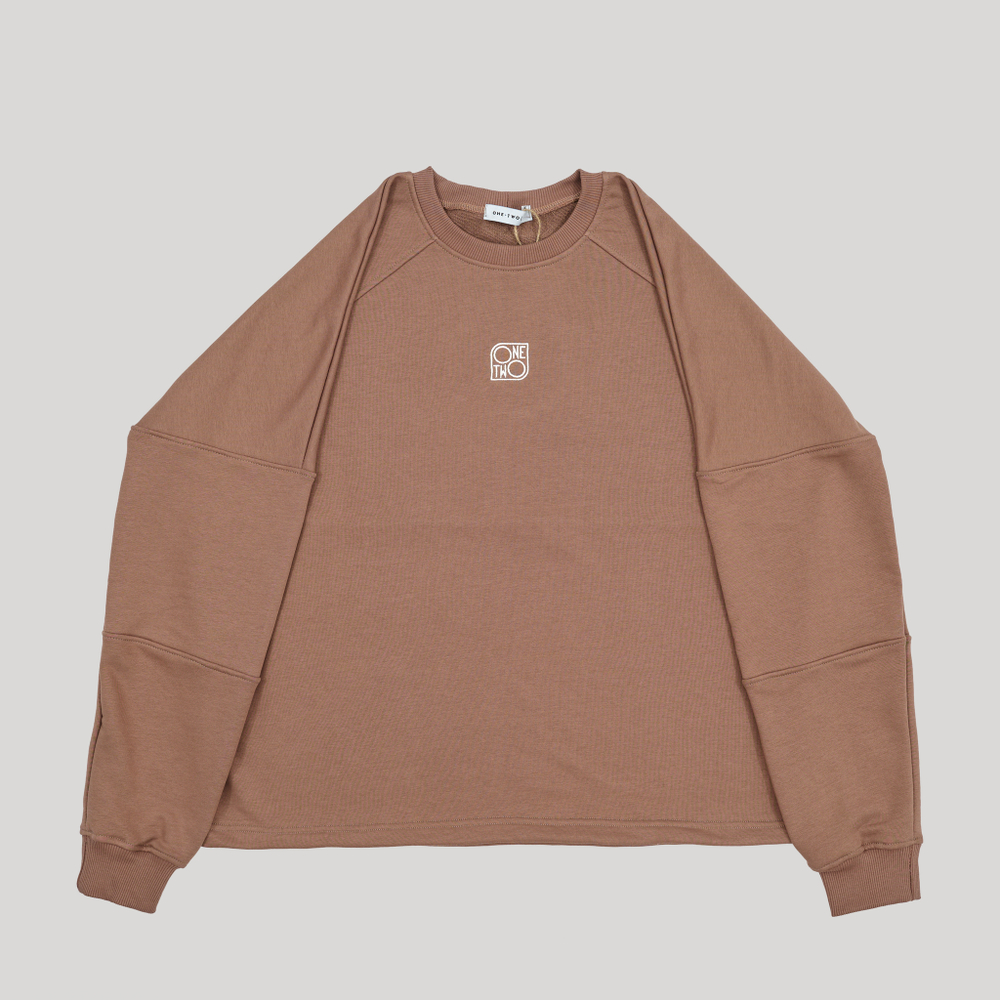 Raglan Sweatshirt LOGO Brownie