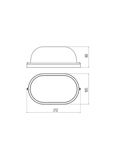 Светильник для бани и сауны ванной душа ЭРА НБП 04-60-001 Акватермо Е27 60Вт IP54 уличный термостойкий герметичный овальный