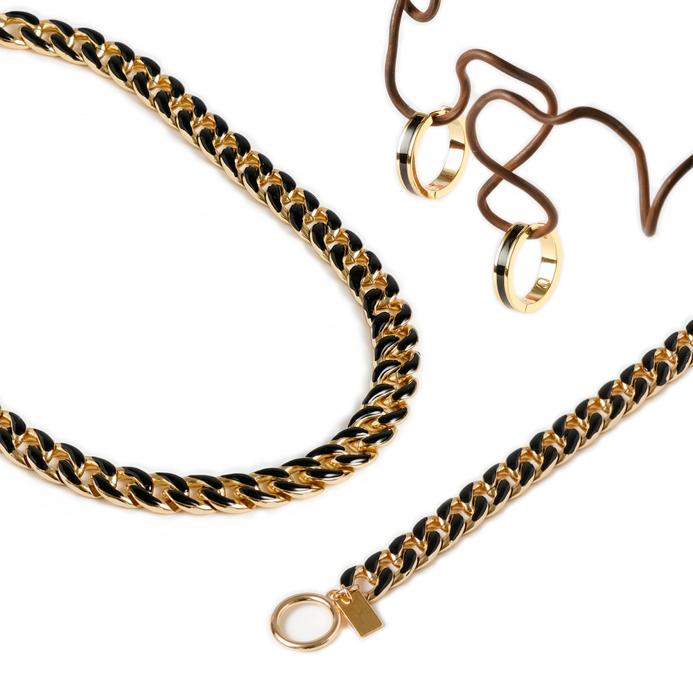 black enamel set extra