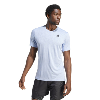 Мужская теннисная футболка Adidas Freelift Tee - blue dawn