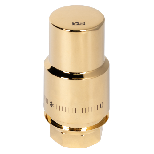 Термоголовка жидкостная Royal Thermo Design PRO М30х1,5 (золото)