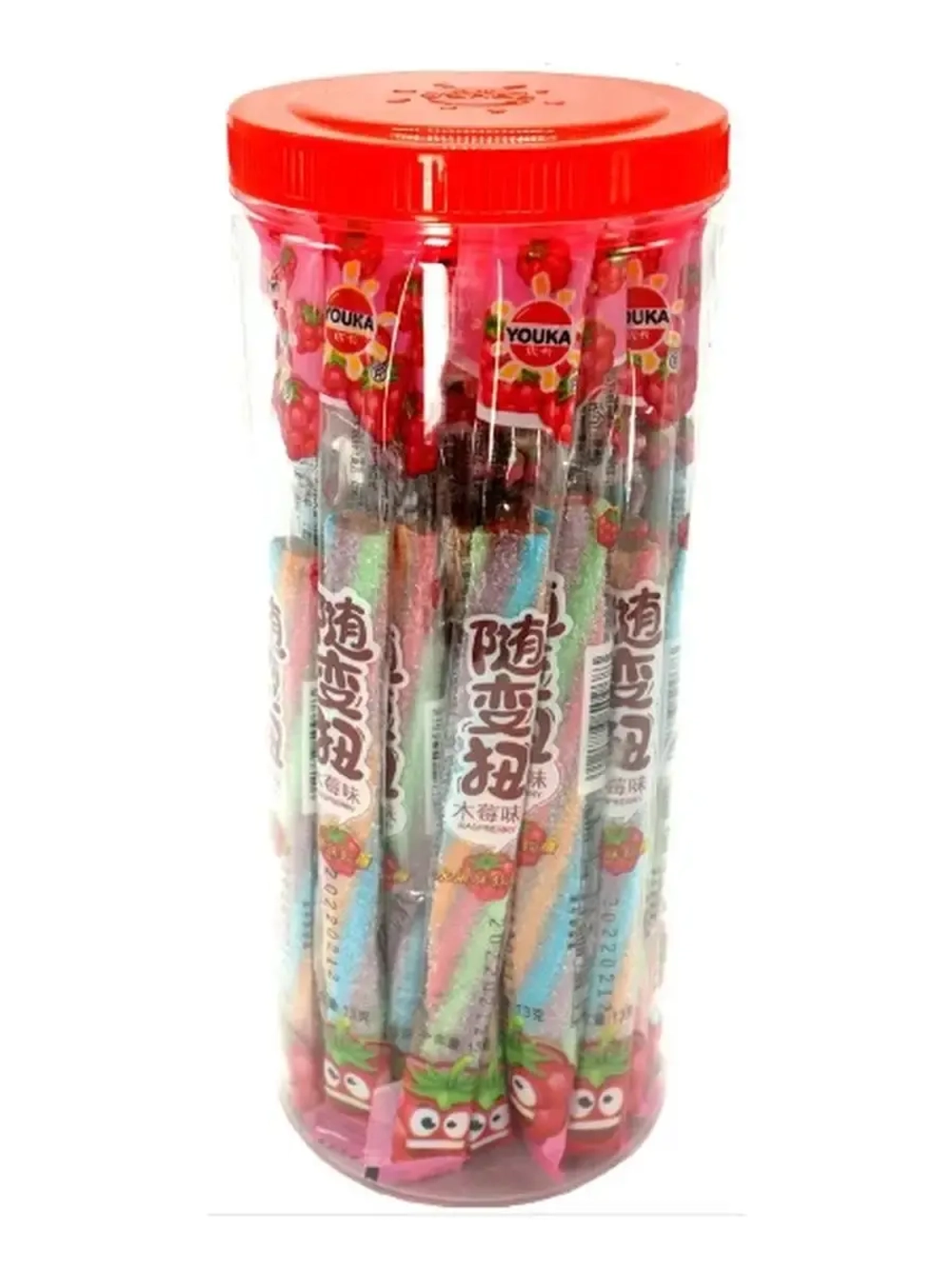 Жевательные конфеты Youka Малина 13г * 30 штук