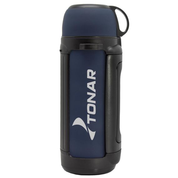 Термос TONAR 1700ML HS.TM-042  (крышка-кружка с ручк, доп.пл.чашка, скл.ручки, ремень)