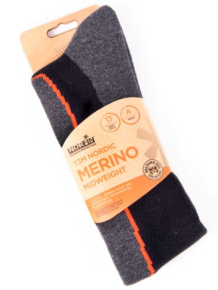 Носки Norfin T3M NORDIC MERINO MIDWEIGHT р.(42-44) L