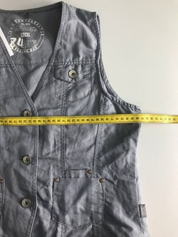 Жилетка Cecil для модного акцента, маркировка М, визуально на 46 размер
