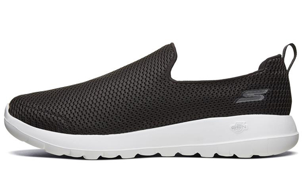 Skechers Skechers GO WALK Max pedal soft-soled mesh fabric shock absorption, non-slip, wear-resistant, breathable, low-cut casual running shoes men's black and white