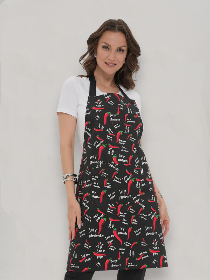 Поварской фартук | Ф-208/1а твил принт