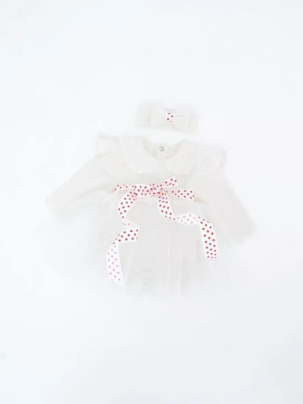 Платье-боди для новорожденной