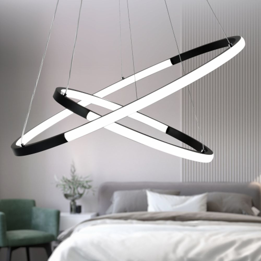 Светильник потолочный светодиодный Rivoli Lauren 6105-101 LED 4100К - 4300К 86 Вт модерн с пультом | Rivoli