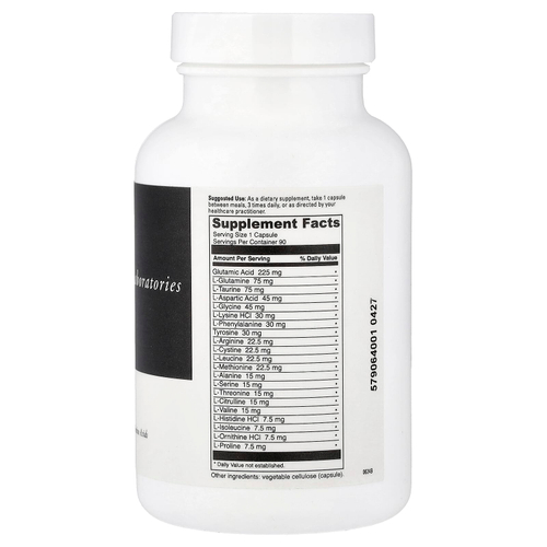 DaVinci Laboratories, Amino 21, 750 мг, 90 капсул