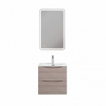 Тумба с раковиной BelBagno MARINO-CER-MINI-500-2C-SO-RG-P Rovere Grigio