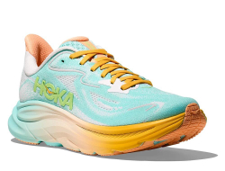 Кроссовки для бега женские Hoka Clifton 10 Сине-оранжевые
