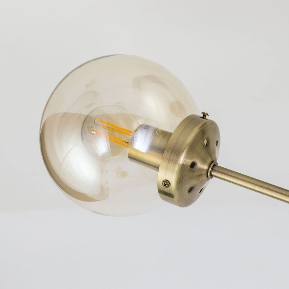 Citilux Планета CL105165 Люстра на штанге поворотная Бронза