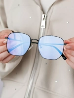 Очки для компьютера имиджевые защитные прозрачные нулевки